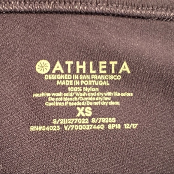 Athleta, Foothill Tank Top with Back Tie, Black, Size XS - Picture 5 of 8